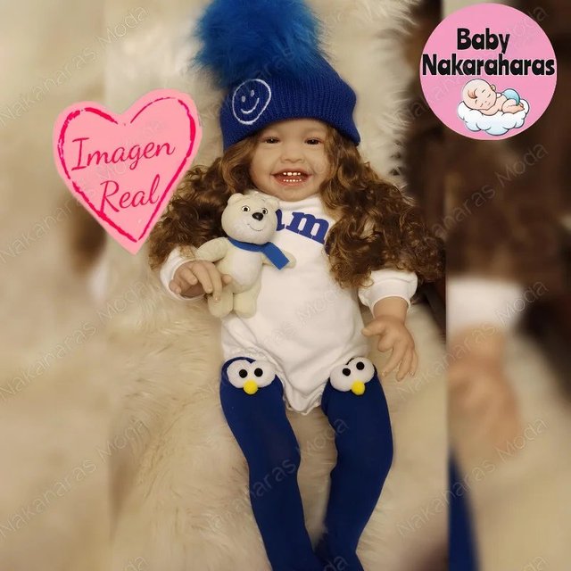 Boneca reborn bebê de silicone
