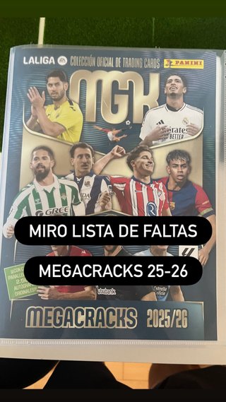 Vendo cromos Megacracks 25-26
