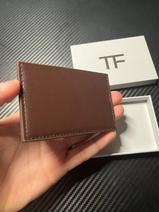 Tarjetero  Tom Ford Original Piel Marrón