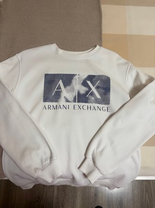 Sudadera Armani Exchange AX Blanca