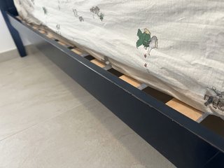 Letto singolo Ashley blu