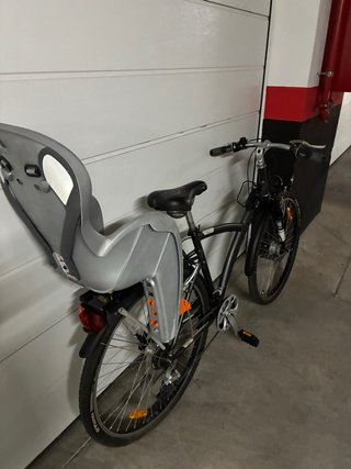 Bicicleta 29 con silla para bebé