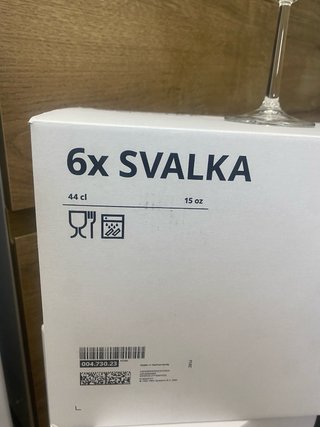 Copas de vino IKEA SVALKA (6 uds)
