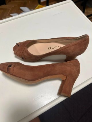Sandalias Unisa de Piel y Ante