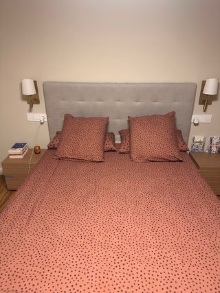 Cabecero tapizado beige 150cm