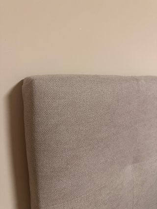 Cabecero tapizado beige 150cm