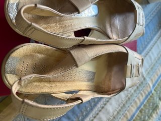 Sandalias Beige Mujer