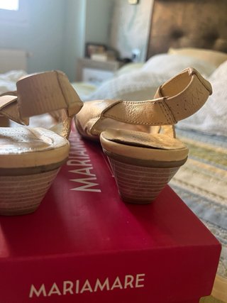 Sandalias Beige Mujer
