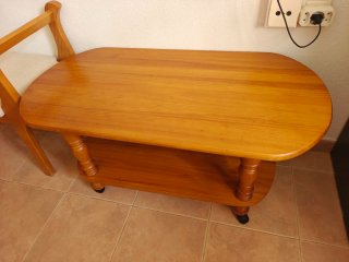 Conjunto Dormitorio Matrimonio Madera Pino