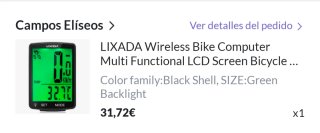 Ciclocomputador Cuentakilómetros Bicicleta