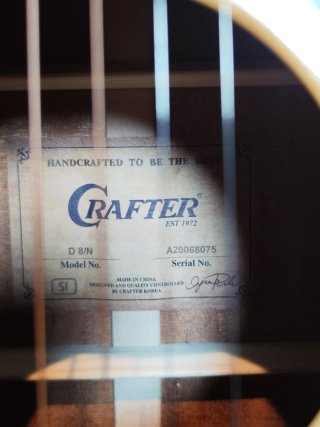 Guitarra Acústica Crafter D8/N