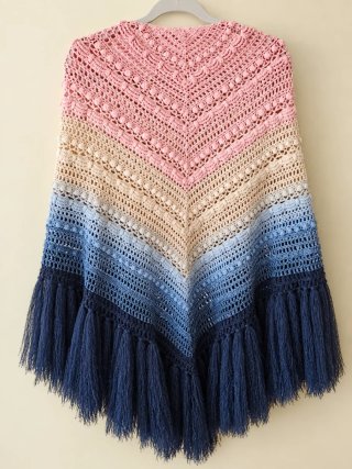 Chal de Crochet Hecho a Mano
