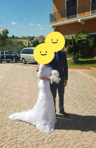 Vestido de novia corte sirena