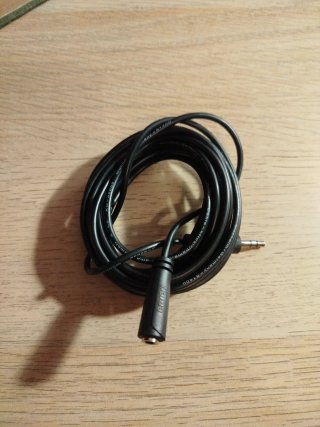Auriculares Pioneer blancos con cable + alargador