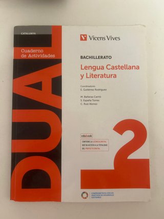 Lengua castellana y literatura, 2 Bachillerato
