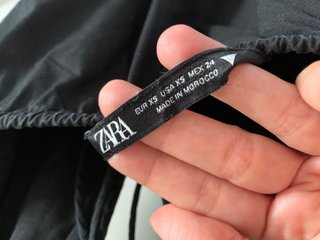 Mono corto Zara negro
