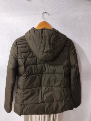Chaqueta verde acolchada Talla L