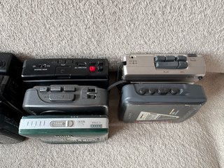 Lote 10 Reproductores Cassette Vintage