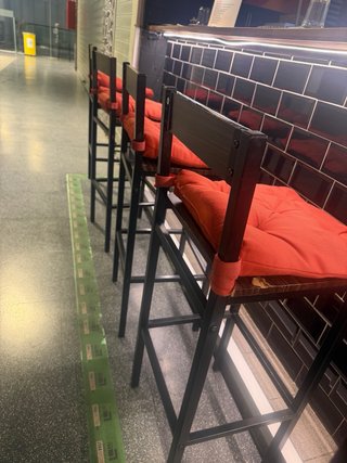 Sillas Altas de Barra con Cojín