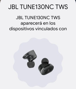 Auriculares JBL TUNE130NC TWS