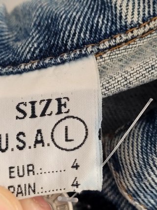 Chaqueta Vaquera Azul Talla L