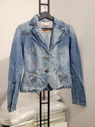Chaqueta Vaquera Bershka Azul Talla M
