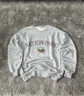 Sudadera Pacific Republic Gris Vintage