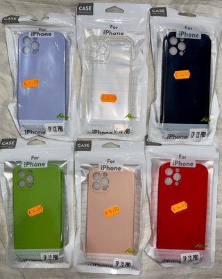 Pack 2 – 6 fundas iPhone 12 Pro nuevas