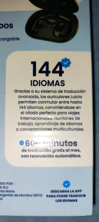 Auriculares Traductor VIPA Negro