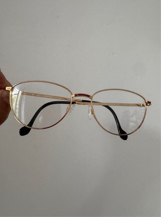 Gafas S.T. Dupont Montura Vintage Oro Mujer