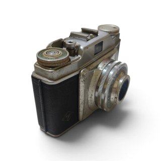 Cámara Analógica Agfa con Funda de Piel