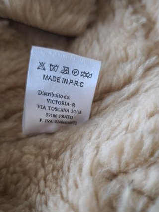 Chaqueta Aviador Victoria R Marrón y Beige