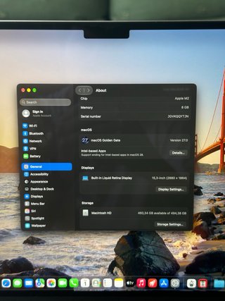 MacBook Air 2023 15” - M2 - 8GB Ram 512 GB SSD