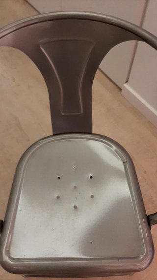 Silla de Metal con Reposabrazos