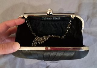 Bolso de fiesta negro de mano NUEVO