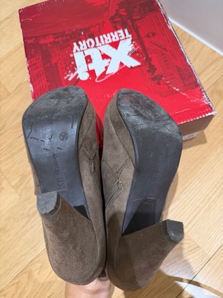 Botines Beige
