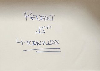 Tapacubos Renault 15 (4 unidades)