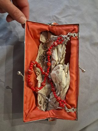 Bolso de fiesta elegante con pedrería NUEVO