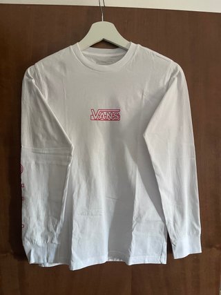 Maglia a maniche lunghe Vans bianca