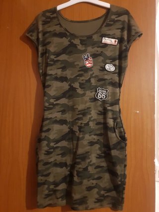 Vestido Camuflaje Talla Única