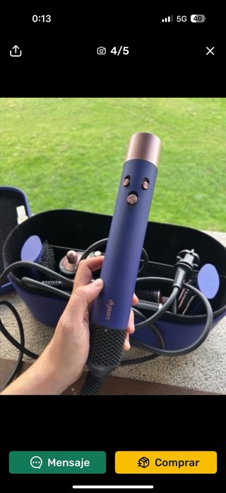 Dyson Airwrap Long Azul Prusia Edición Especial