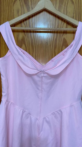 Vestido rosa con lazo T42