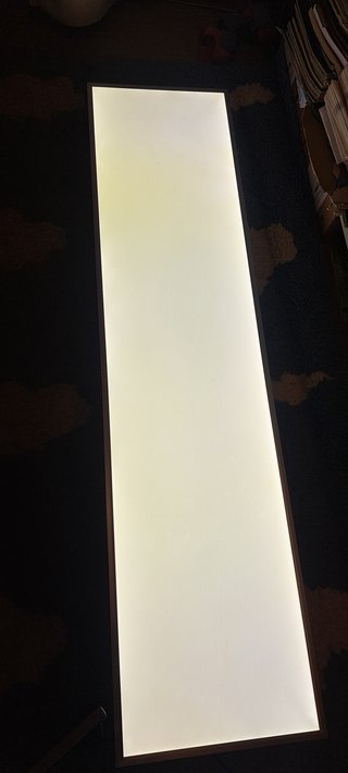 Lámpara plafon Panel LED Rectangular Plateada