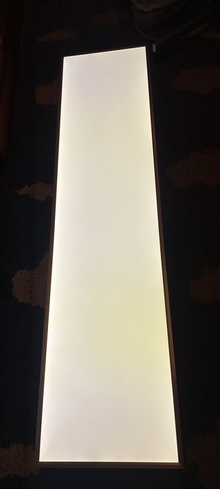 Lámpara plafon Panel LED Rectangular Plateada