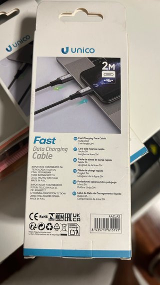 Cable de Carga Rápida Unico 2M