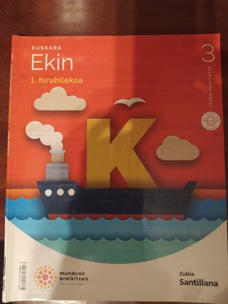 Euskara Ekin, 3 Lehen Hezkuntza, Arindu bizkarr...