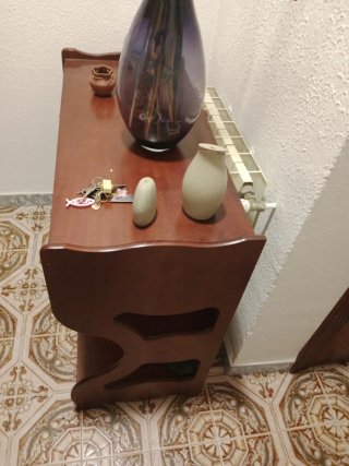 Mueble de entrada de madera