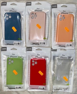 Pack 9 – 6 fundas iPhone 11 Pro nuevas