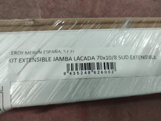 Kit 5 Jambas Extensibles Lacadas Blancas