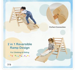 Juego Escalada Madera Costway TS10163NA